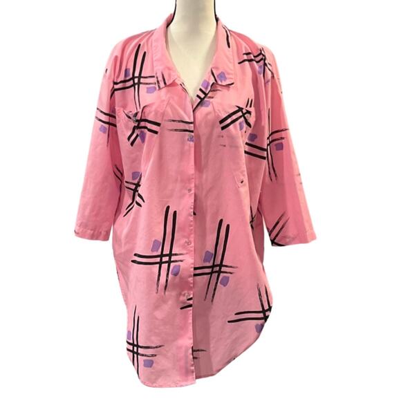 Bentley Women's Vintage 80's Button Down Blouse Size M - Picture 1 of 6